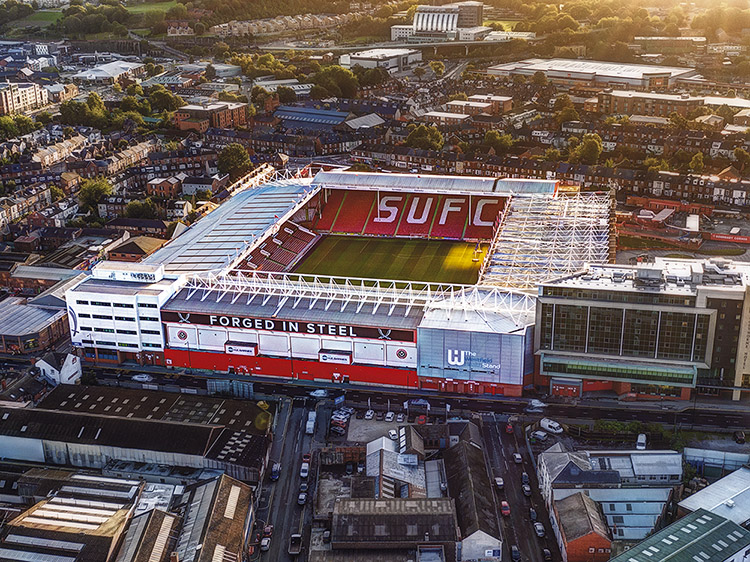 Aerial Photograph of Sheffield United - Bramall Lane