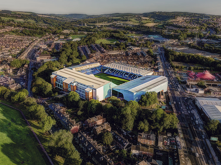 Aerial Photograph of Sheffield Wednesday - Hillsborough