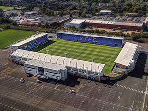 Aerial Photograph of Shrewsbury Town - New Meadow