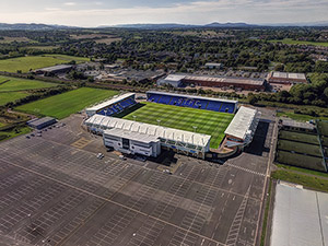 Aerial Photograph of Shrewsbury Town - New Meadow