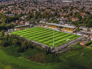 Aerial Photograph of Southport - Merseyrail Community Stadium