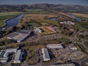 Aerial Photograph of Stirling Albion - Forthbank Stadium