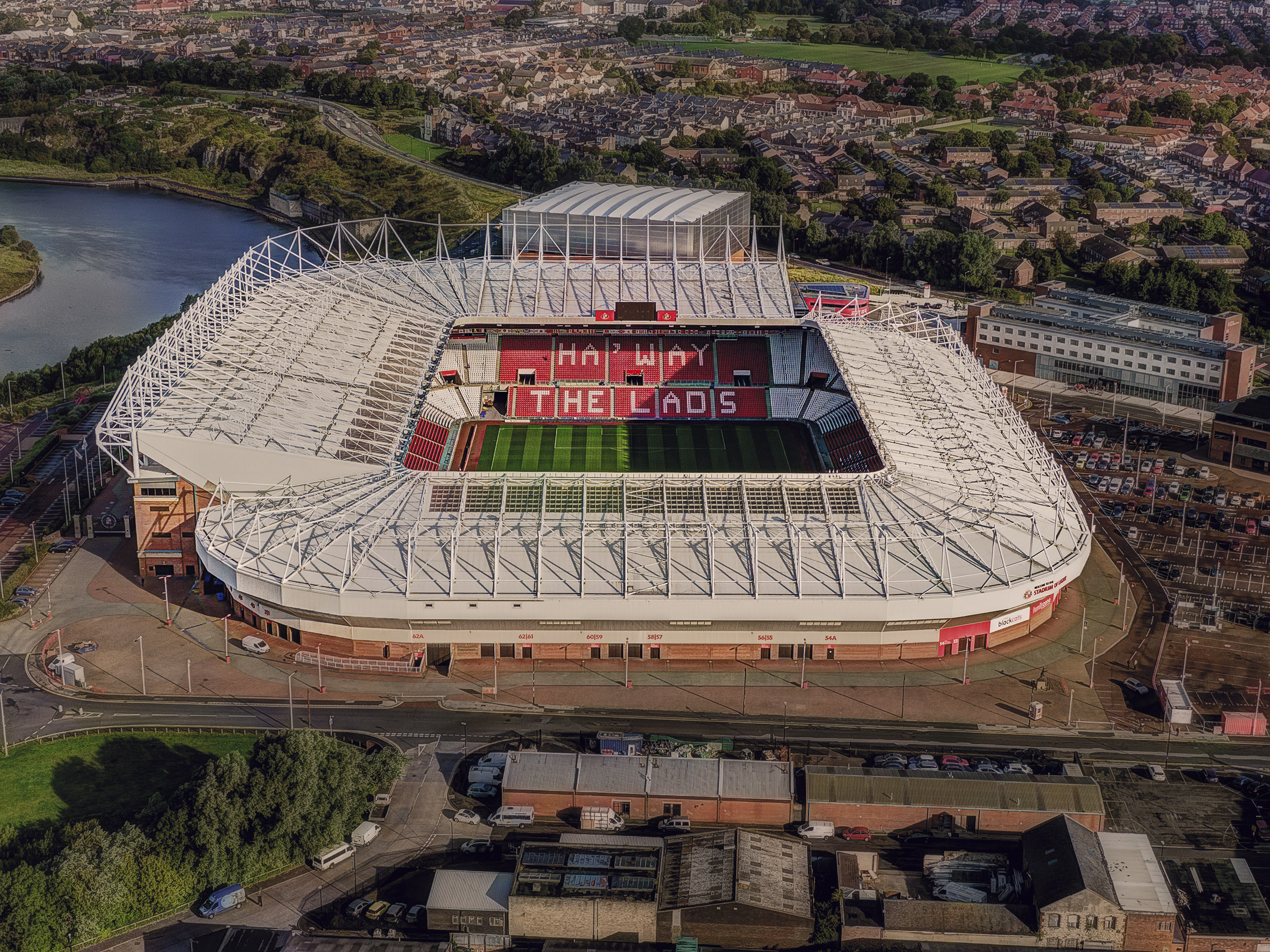 Aerial Photograph of Sunderland - Stadium of Light
