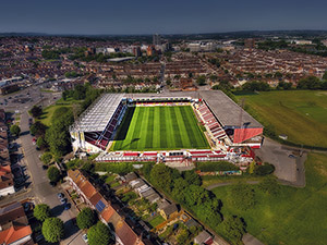 Aerial Photograph of Swindon Town - The County Ground