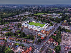 Aerial Photograph of Telford United - New Bucks Head
