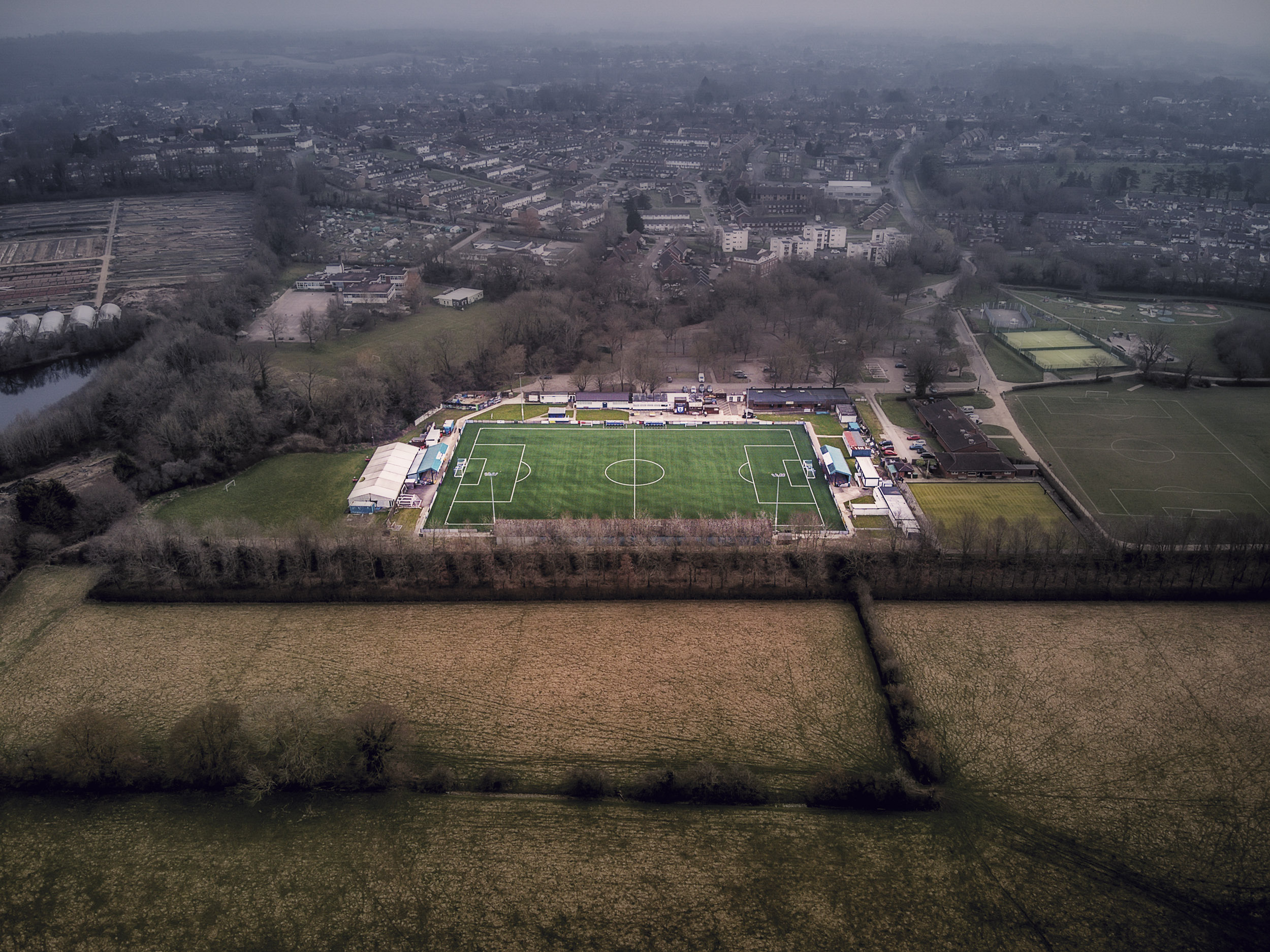 Aerial Photograph of Tonbridge Angels - Longmead Stadium