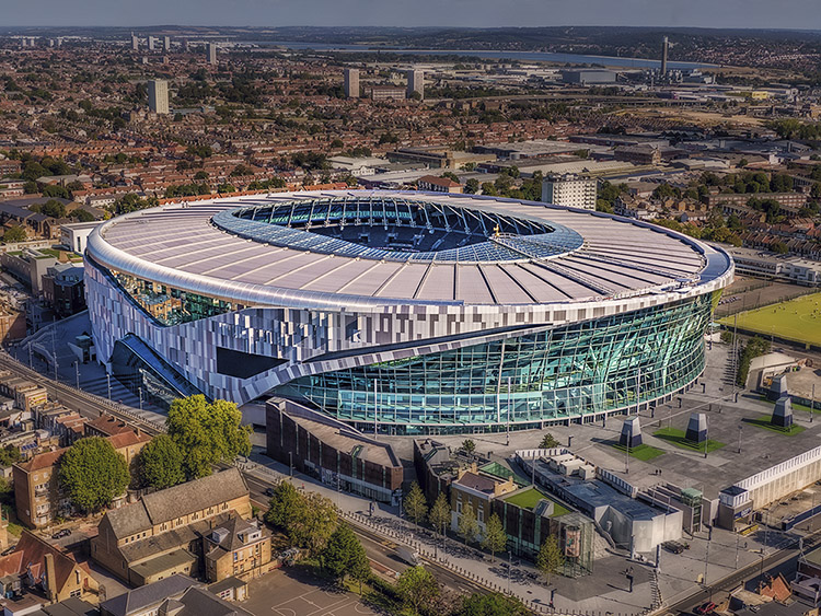 Aerial Photograph of Tottenham Hotspur - White Hart Lane
