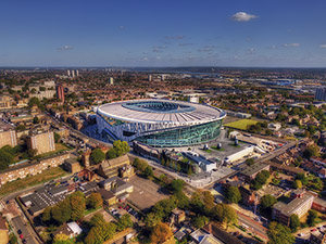 Aerial Photograph of Tottenham Hotspur - White Hart Lane