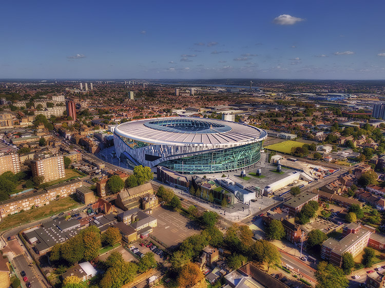 Aerial Photograph of Tottenham Hotspur - White Hart Lane