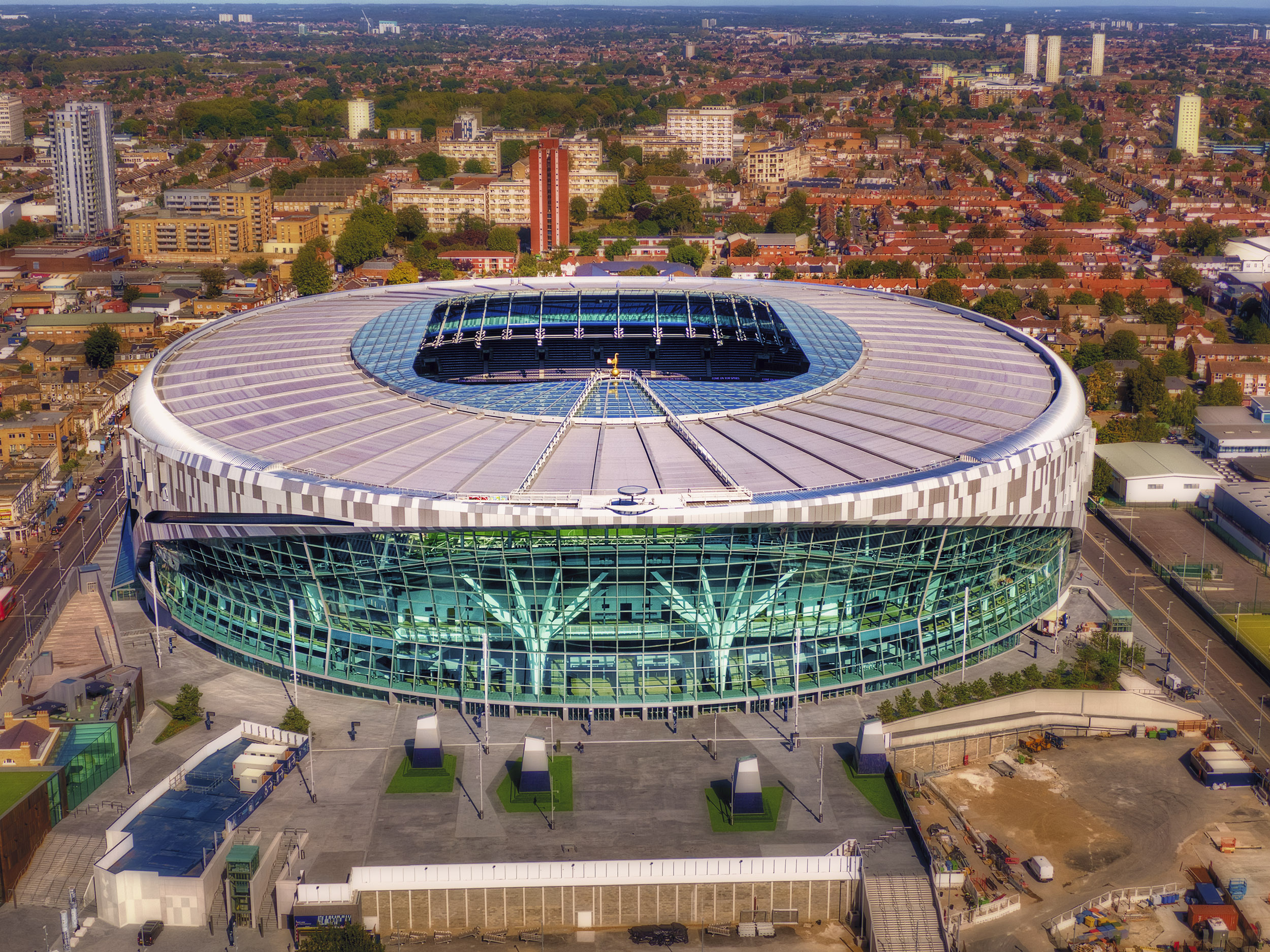 Aerial Photograph of Tottenham Hotspur - White Hart Lane