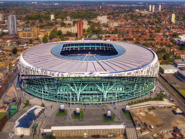 Aerial Photograph of Tottenham Hotspur - White Hart Lane