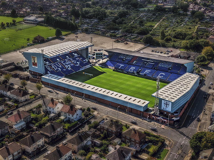 Aerial Photograph of Tranmere Rovers - Prenton Park