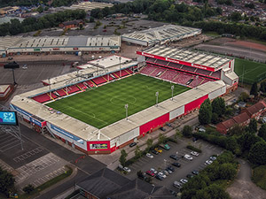 Aerial Photograph of Walsall - Bescot Stadium