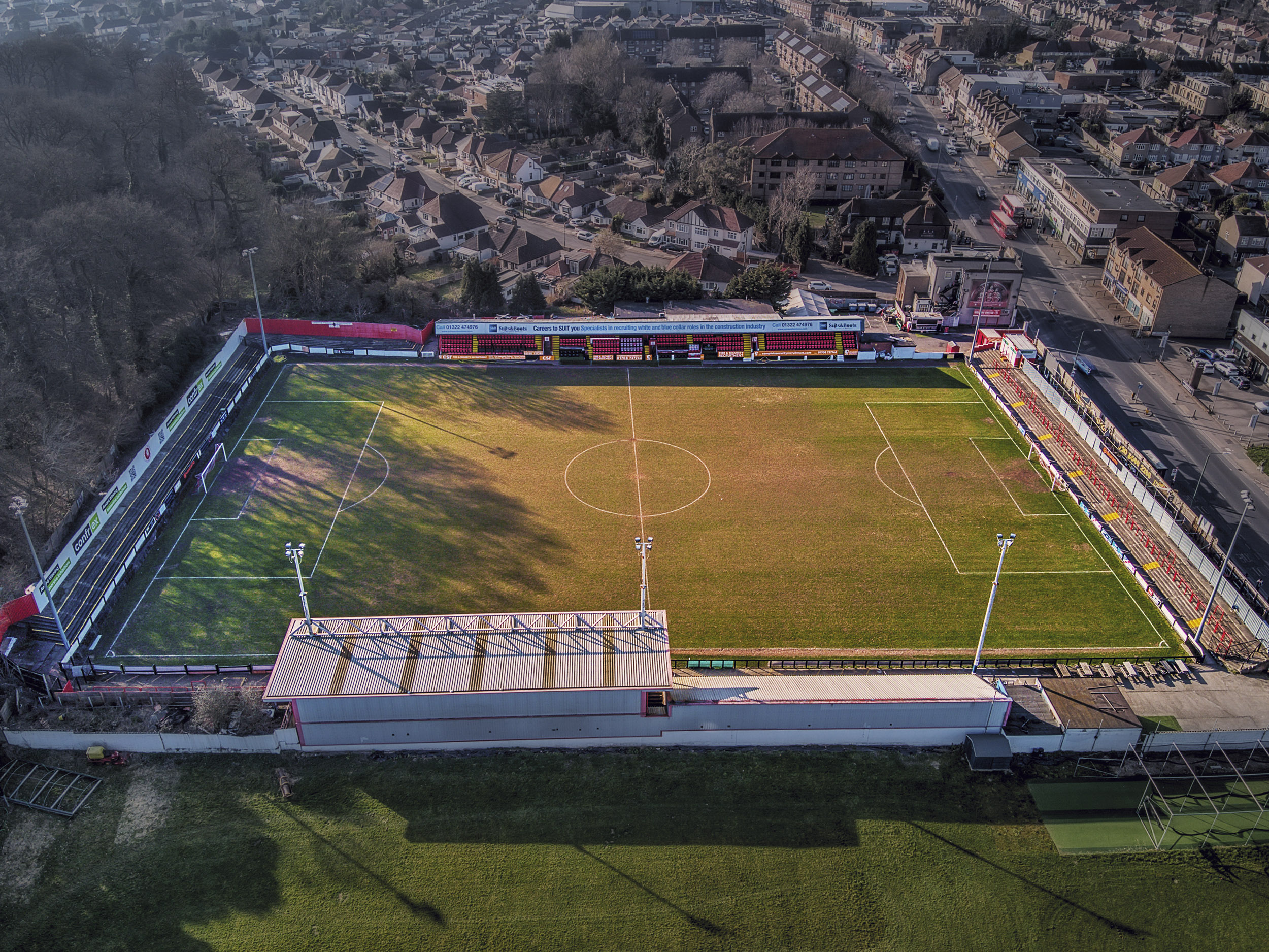 Aerial Photograph of Wellling United - Park View Road