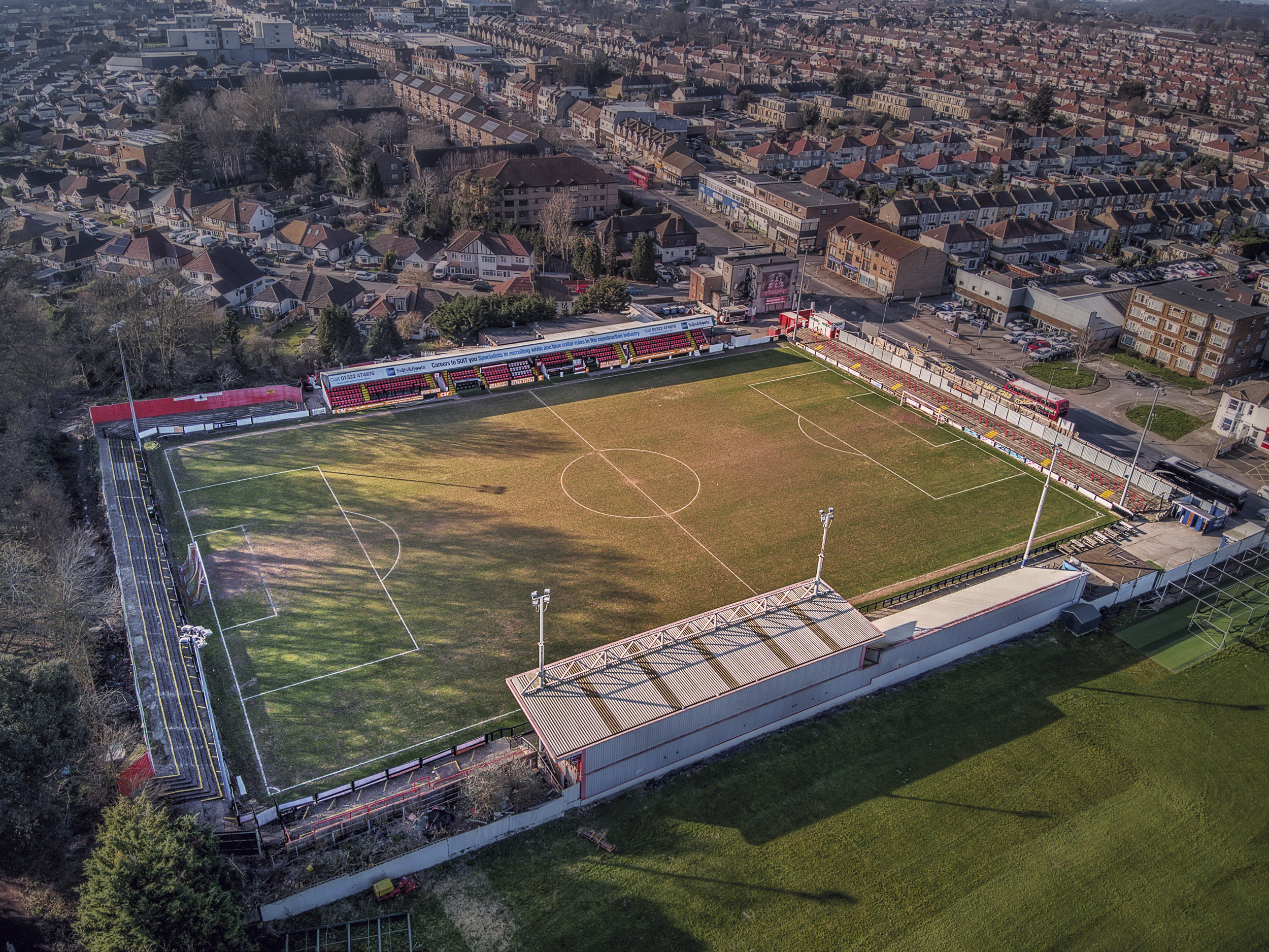 Aerial Photograph of Wellling United - Park View Road