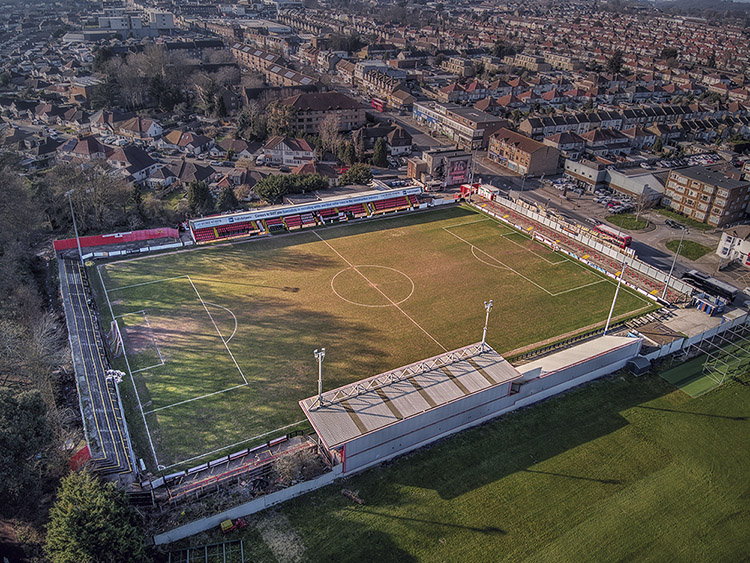 Aerial Photograph of Wellling United - Park View Road