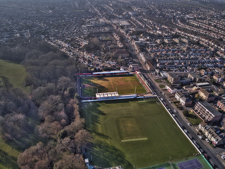 Aerial Photograph of Wellling United - Park View Road