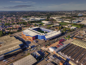 Aerial Photograph of West Bromwich Albion - The Hawthorns
