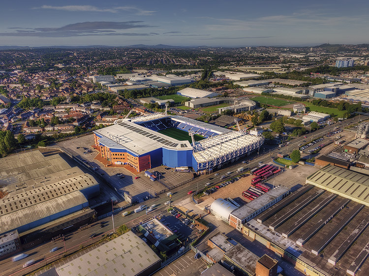 Aerial Photograph of West Bromwich Albion - The Hawthorns