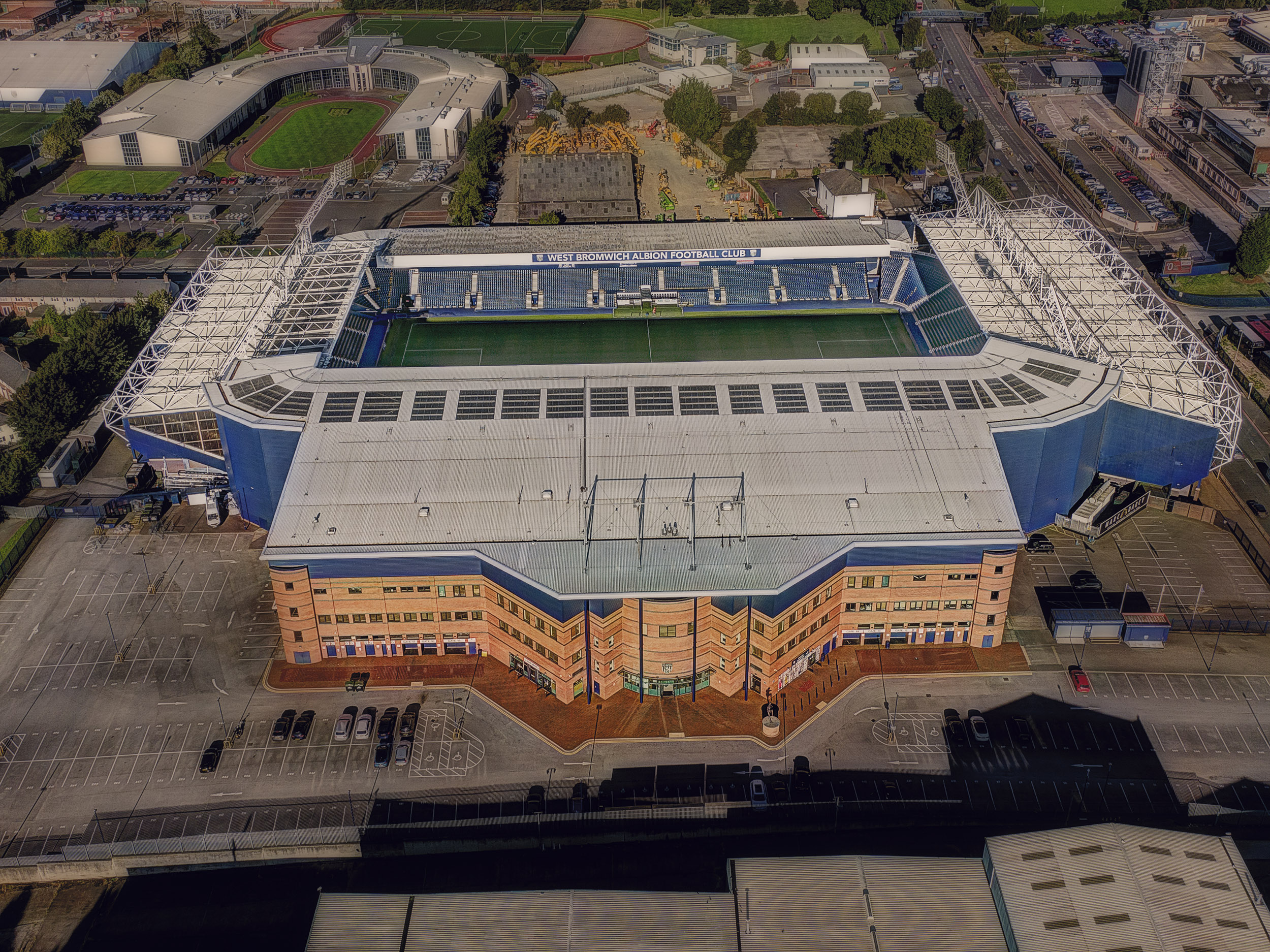 Aerial Photograph of West Bromwich Albion - The Hawthorns
