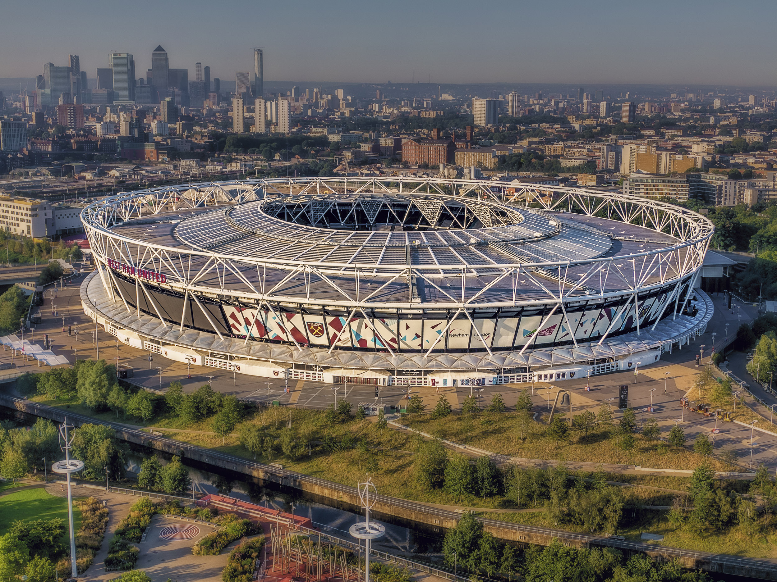 Aerial Photograph of West Ham - Olympic Stadium