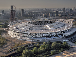 Aerial Photograph of West Ham - Olympic Stadium