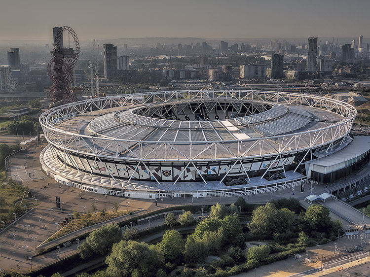 Aerial Photograph of West Ham - Olympic Stadium