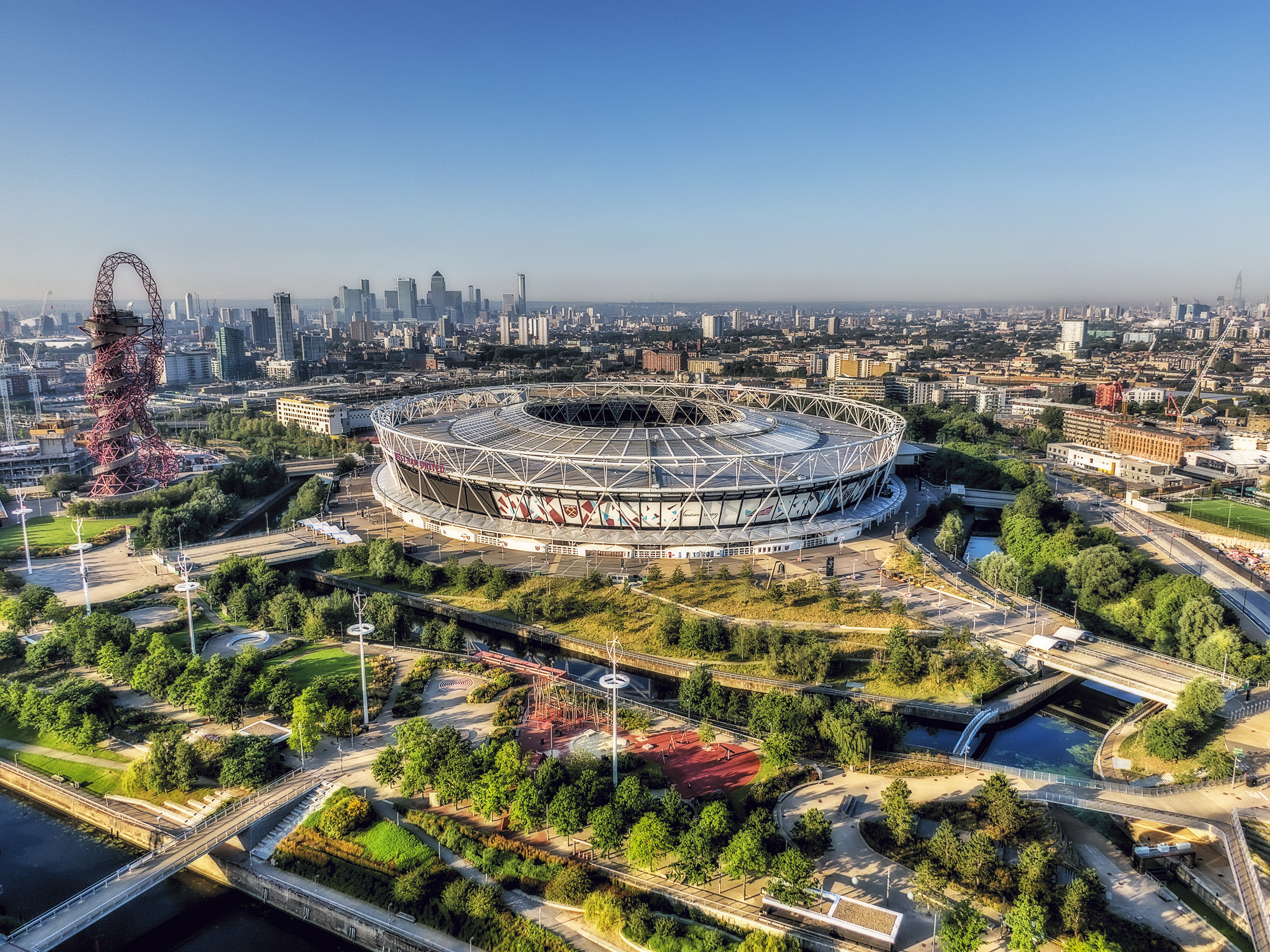 Aerial Photograph of West Ham - Olympic Stadium