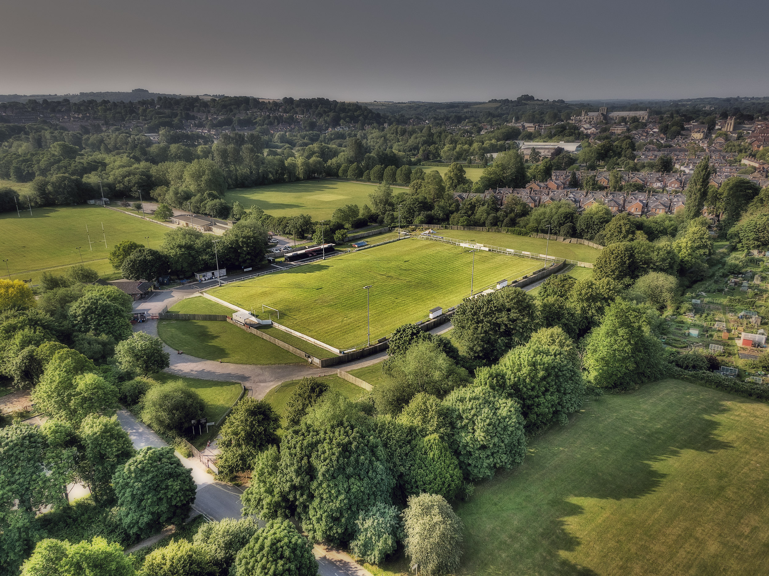 Aerial Photograph of Winchester City - The City Ground