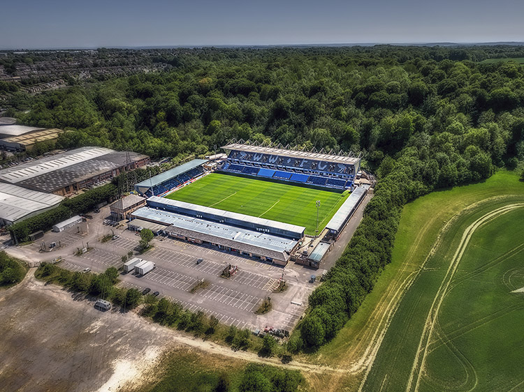 Aerial Photograph of Wycombe Wanderers - Adams Park
