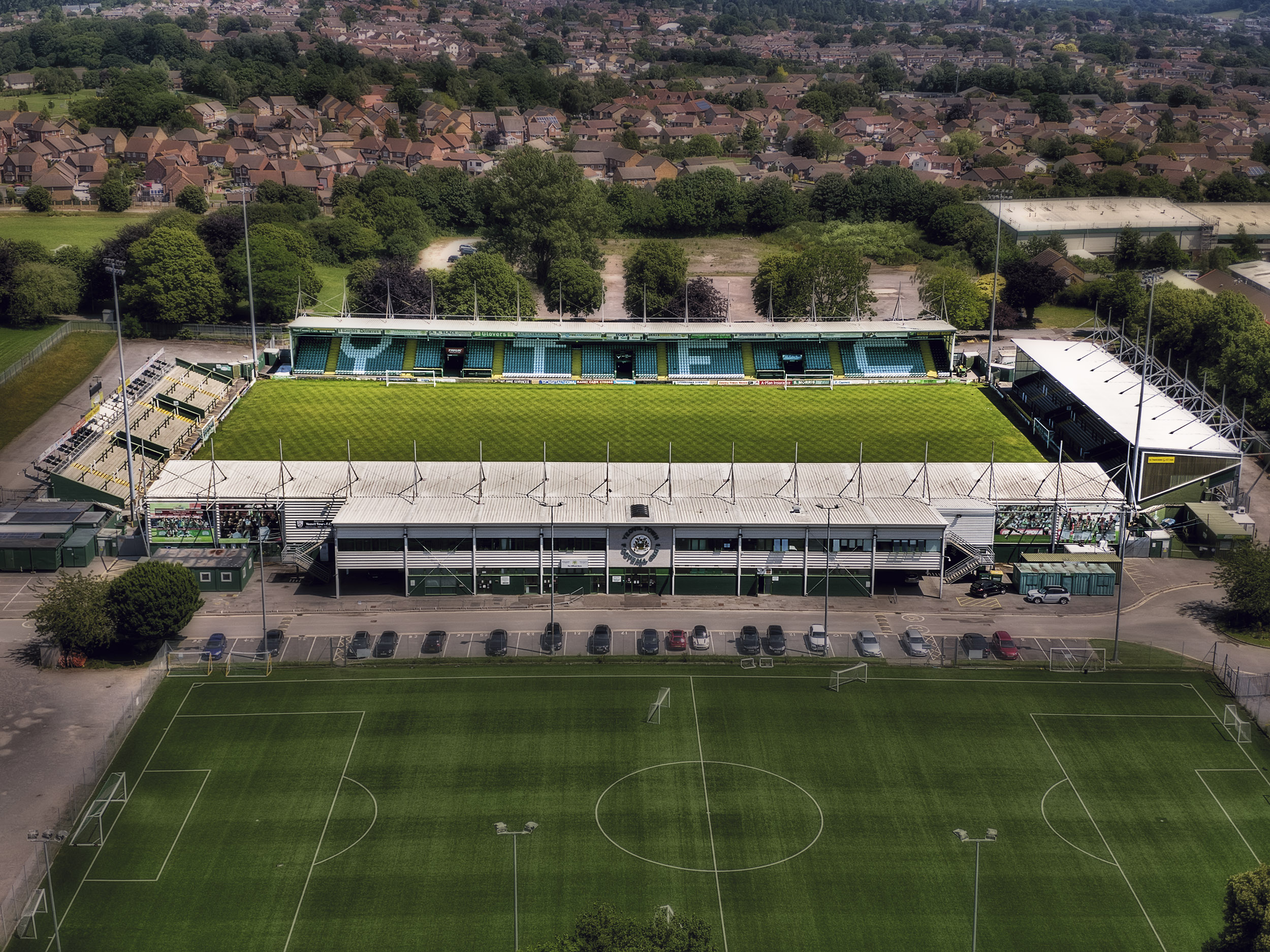 Aerial Photograph of Yeovil Town - Huish Park
