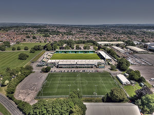 Aerial Photograph of Yeovil Town - Huish Park